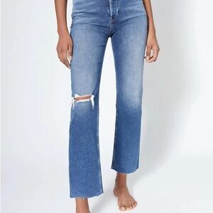 Re/done Comfort Stretch Ultra High Rise Stove Pipe jeans - size 27